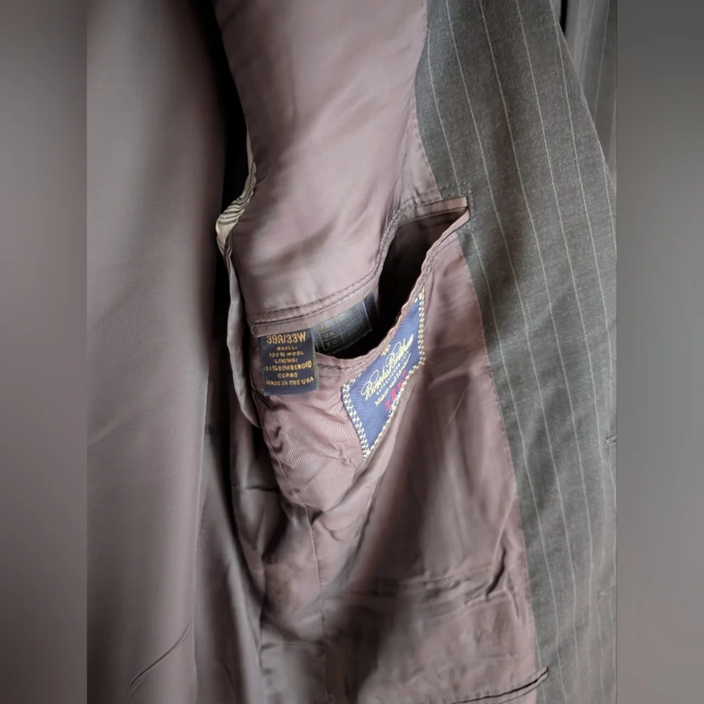 Brooks Brothers beautiful charcoal